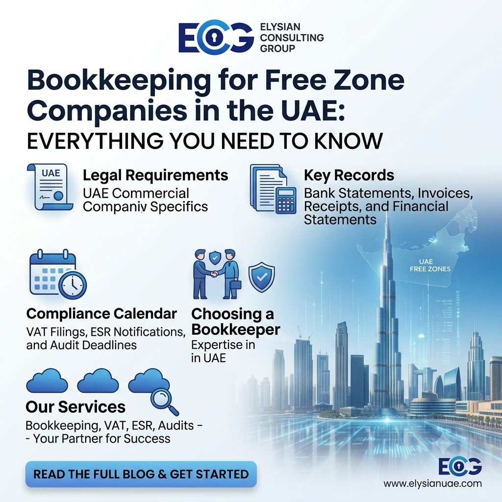 Bookkeeping for Free Zone Companies in the UAE: Everything You Need to Know