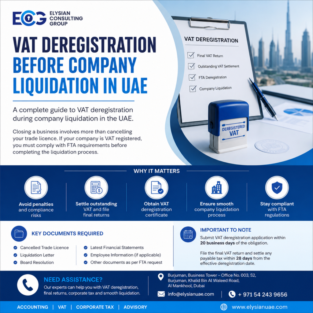UAE VAT De registration